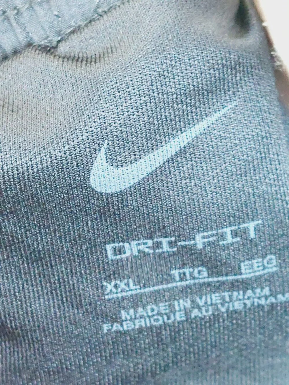 Nike Men's Black Dri-FIT Drawstring Mesh Running Basketball Shorts Size XXL - Picture 9 of 10